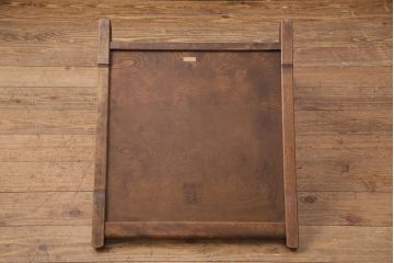 中古　北海道民芸家具　HM690　シックで上品な雰囲気を醸し出す座椅子(座イス)(R-049633)