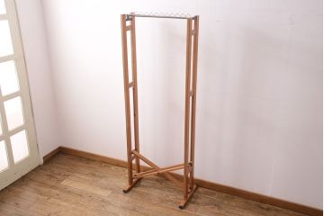 中古　イタリア製　フォッパペドレッティ(FOPPAPEDRETTI)　折り畳み式ハンガースタンド(ハンガーラック)(R-049639)