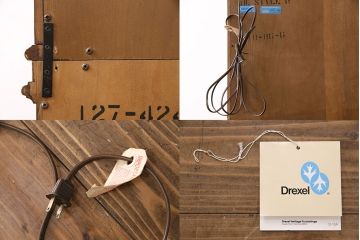 中古　美品　DREXEL HERITAGE(ドレクセルヘリテイジ)　TRYON MANOR(トライオンメナー)　格調高い佇まいが魅力の飾り棚(キャビネット、食器棚、収納棚)(定価約98万円)(R-049640)