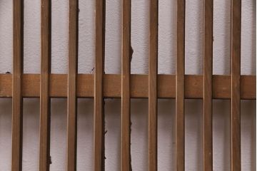アンティーク建具　和製アンティーク　ガラス入り格子戸4枚セット(建具、引き戸)(R-049647)