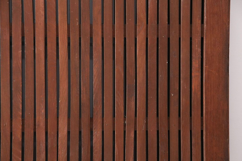 アンティーク建具　最上級品!　富山産　総欅材　立派な金具が目を引く蔵戸(玄関戸、引き戸)(R-049652)