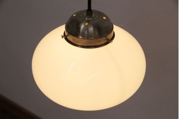 アンティーク照明　ぷっくりとしたフォルムがレトロで可愛らしい天井照明(吊り下げ照明、ペンダントライト)(R-049661)