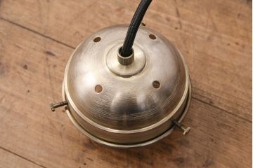 アンティーク照明　ぷっくりとしたフォルムがレトロで可愛らしい天井照明(吊り下げ照明、ペンダントライト)(R-049661)