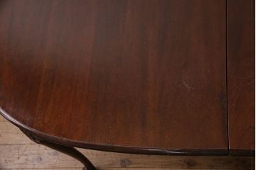 中古　美品　アメリカ輸入家具　Stickley(スティックレー、スティックレイ)　マホガニー材製の高級感あふれるエクステンションテーブル(ダイニングテーブル)(R-049666)