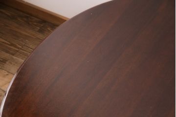 中古　美品　アメリカ輸入家具　Stickley(スティックレー、スティックレイ)　マホガニー材製の高級感あふれるエクステンションテーブル(ダイニングテーブル)(R-049666)