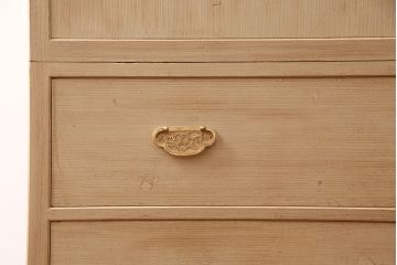 中古　伝統工芸品　長谷川進之介作　衣装盆・かくし付き　品のある佇まいが魅力の加茂総桐箪笥(胴厚、総桐たんす、和タンス、衣装箪笥、着物箪笥)(定価約120万円)(R-049668)