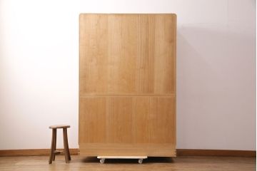 中古　伝統工芸品　長谷川進之介作　衣装盆・かくし付き　品のある佇まいが魅力の加茂総桐箪笥(胴厚、総桐たんす、和タンス、衣装箪笥、着物箪笥)(定価約120万円)(R-049668)