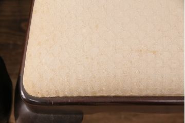中古　アメリカ輸入家具　Stickley(スティックレー、スティックレイ)　マホガニー材製の高級感あふれるダイニングチェア4脚セット(椅子、サロンチェア)(R-049683)