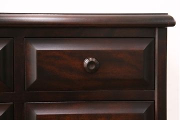 中古　美品　北海道民芸家具　コンパクトサイズが嬉しい!落ち着きある大人の空間づくりにおすすめのサイドチェスト(引き出し、小物収納)(R-049684)