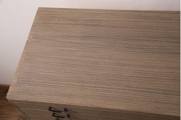 中古　美品　引き出し15杯!シンプルな引手で上品な雰囲気を醸しだす加茂総桐箪笥(総桐たんす、呉服箪笥、着物箪笥、引き出し)(定価約48万円)(R-049689)