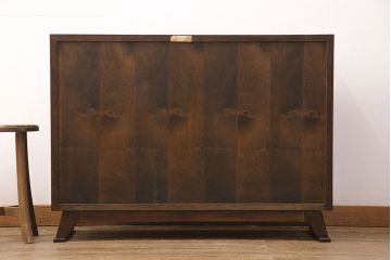 中古　松本民芸家具　90型茶タンス(サイドボード、戸棚)(定価約35万6千円)(R-049691)