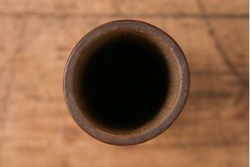 アンティーク雑貨　ケヤキ材・黒柿材　風情を感じる佇まいが魅力の煙草盆(タバコ盆、たばこ盆、火鉢)(R-049698)