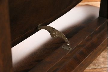 中古　北海道民芸家具　#362　洗練された上品さが魅力的な置き鏡(卓上ミラー、鏡)(定価約8万円)(R-049699)