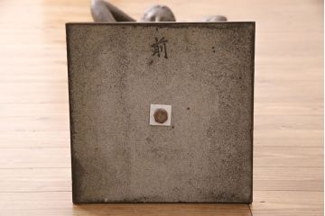 小森邦夫作「ヴエール」　裸婦像　彫刻　銅像(ブロンズ、在銘作家物)(R-049701)