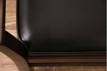 中古　美品　モリシゲ(MORISHIGE/森繁)　アリー　和モダンスタイルにおすすめのアームチェア(ダイニングチェア、椅子)(定価約7万5千円)(R-049702)