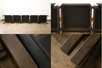中古　モリシゲ(MORISHIGE/森繁)　アリー　和モダンスタイルにおすすめのダイニングセット(ダイニングテーブル、ダイニングチェア、椅子)(定価約54万円)(R-049703)