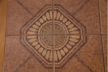 北欧ビンテージ　個性が光るタイルトップがお洒落なコーヒーテーブル(センターテーブル、カフェテーブル、リビングテーブル、ヴィンテージ)(R-049707)