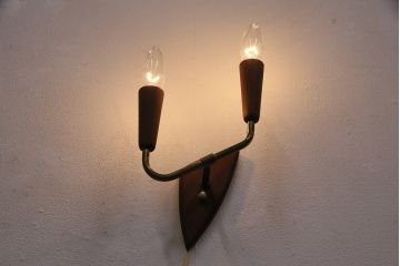 ヴィンテージ照明　北欧ビンテージ　デンマーク　ヴィンテージスタイルの空間づくりに活躍するウォールライト(壁掛け照明、壁付け照明)(R-049710)