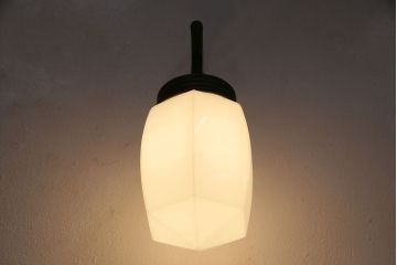 アンティーク照明　梅の透かしが和の風情漂うウォールランプ(壁掛け照明、壁付け照明)(R-049711)