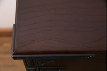 美品　展示　未使用品　堂々とした佇まいが存在感抜群の民芸箪笥サイドボード(収納棚、戸棚、テレビ台)(R-049720)