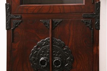 中古　美品　岩谷堂箪笥　No.114　上質な佇まいと機能性に優れた多目棚(収納棚、キャビネット)(定価約30万円)(R-049721)