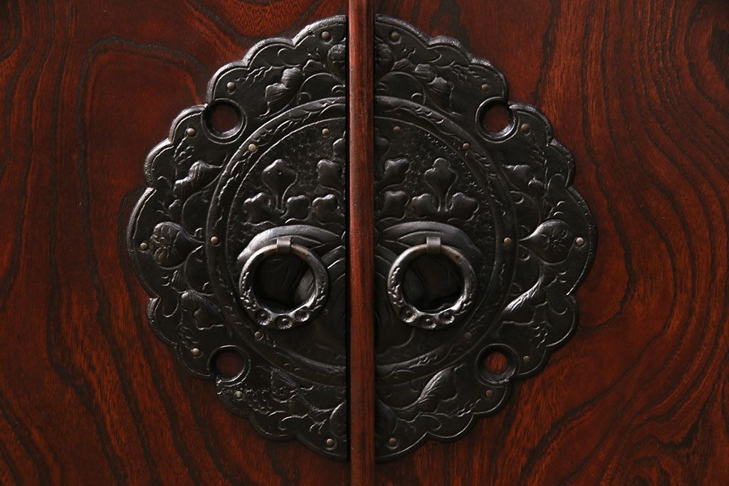 中古　美品　岩谷堂箪笥　No.114　上質な佇まいと機能性に優れた多目棚(収納棚、キャビネット)(定価約30万円)(R-049721)