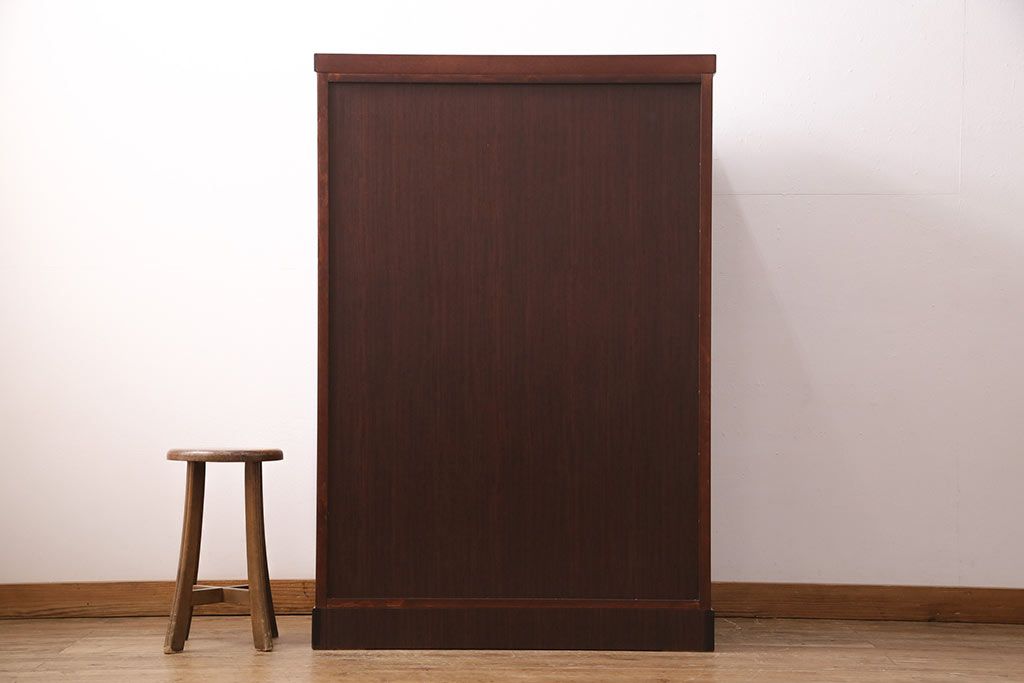 中古　展示未使用品　吉野民芸家具　ケヤキ材　杢目が目を引く、和の趣あふれる衣装箪笥(収納タンス、引き出し、チェスト)(R-049722)