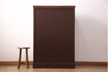 中古　展示未使用品　吉野民芸家具　ケヤキ材　杢目が目を引く、和の趣あふれる衣装箪笥(収納タンス、引き出し、チェスト)(R-049722)