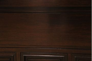 ヴィンテージ雑貨　美品　昭和中期　唐木材　赤みがかった落ち着きある色合いが高級感漂う関西火鉢(長火鉢、囲炉裏、手あぶり、ビンテージ)(R-049724)