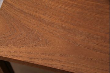 ヴィンテージ家具　イギリス　チーク材　シンプルで洗練されたデザインがおしゃれなブックケース(リビングボード、キャビネット、飾り棚、ビンテージ)(R-049733)