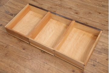 中古　美品　松本民芸家具　脚付きリメイク　和モダンな空間づくりにおすすめのローチェスト(サイドボード、引き出し、ローボード)(R-049735)