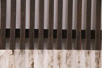 アンティーク建具　大正期　深みを増した木の風合いが味わい深い格子戸4枚セット(引き戸、建具)(R-049744)