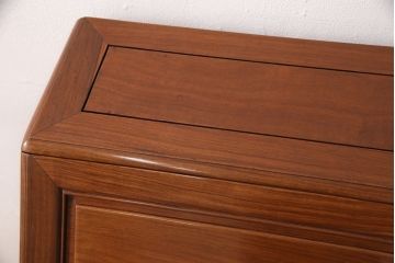 中古　高級唐木家具 ライティングビューロー(簿記机、在宅ワーク、在宅用デスク)(R-049753)