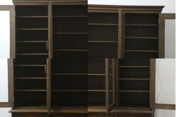 中古　美品　永田良介商店製 食器棚(カップボード、飾り棚、収納棚)(R-049762)