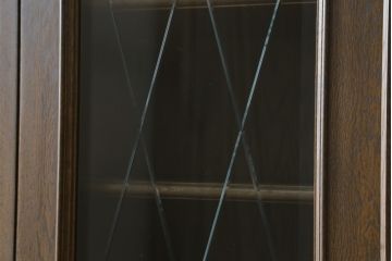 中古　美品　永田良介商店製 食器棚(カップボード、飾り棚、収納棚)(R-049762)