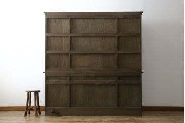 中古　美品　永田良介商店製 食器棚(カップボード、飾り棚、収納棚)(R-049762)