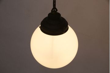 アンティーク照明　和製アンティーク　大正ロマンな雰囲気あふれる吊り下げ照明(ペンダントライト、天井照明)(R-049768)