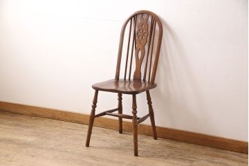 中古　old charm(オールドチャーム) オーク材　ウィンザーチェア(イス、ダイニングチェア、ウインザーチェア)(R-049777)