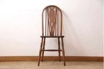 中古　old charm(オールドチャーム) オーク材　ウィンザーチェア(イス、ダイニングチェア、ウインザーチェア)(R-049777)