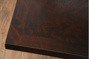 中古　北海道民芸家具　大人なワークスペース作りに活躍してくれるビューローブックケース(定価約38万円)(ライティングビューロー、机、在宅ワーク、在宅用本箱、収納棚、ワークデスク)(R-049781)