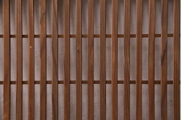 アンティーク建具　和の趣漂う格子戸1枚(引き戸、建具)(R-049782)