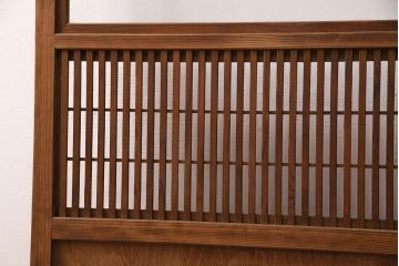 アンティーク建具　和の趣漂う格子戸1枚(引き戸、建具)(R-049782)