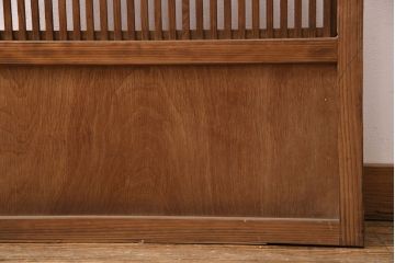 アンティーク建具　和の趣漂う格子戸1枚(引き戸、建具)(R-049782)