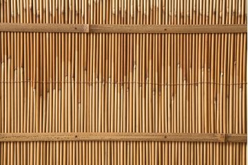 和製アンティーク　涼しげな和の空間作りにおすすめの御簾戸4枚セット(建具、簾戸、簀戸、葭戸、夏障子、すど、葦戸)(R-049785)