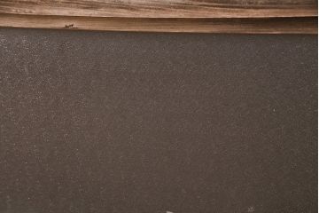 アンティーク建具　クリアガラスとモールガラスが入ったおしゃれなガラス戸2枚セット(引き戸、窓)(R-049787)