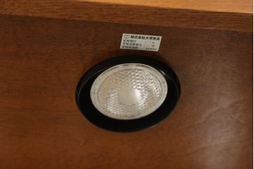 中古　美品　ハワード・ミラー社　高級時計メーカーによる上質なキャビネット(飾り棚、キュリオケース、コレクションケース、ガラスケース)(定価約37万円)(R-049791)