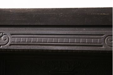 イギリスアンティークアンティーク　色鮮やかな花柄が華やかさを演出するマントルピース(暖炉、ファイヤープレイス)(R-049799)