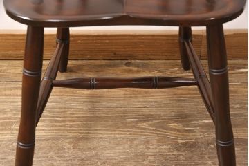 中古　松本民芸家具　美しいシルエットが魅力の#72リーチ型チェア(ダイニングチェア、椅子)(R-049808)