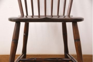 中古　松本民芸家具　美しいシルエットが魅力の#72リーチ型チェア(ダイニングチェア、椅子)(R-049810)