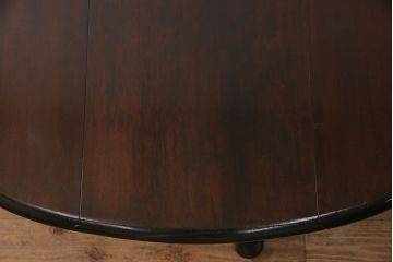 中古　松本民芸家具　クインアン型バタフライ卓(バタフライテーブル、ダイニングテーブル)(定価38万円)(R-049812)